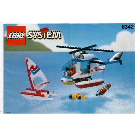 Lego Beach Rescue Chopper Set 6342 Instructions Brick Owl Lego