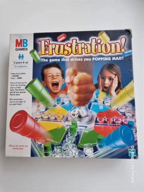 Vintage Mb Games Frustration Board Game 2000 Hasbro Complete 1814