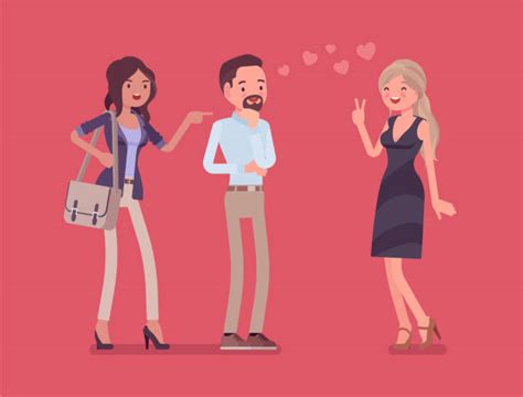 Jealous Girlfriend Illustrations Royalty Free Vector Graphics And Clip