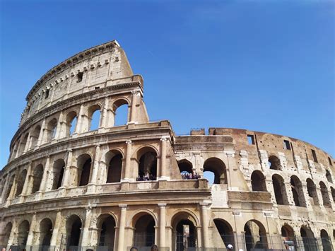 Colosseo Lanfiteatro Flavio A Roma Italiait