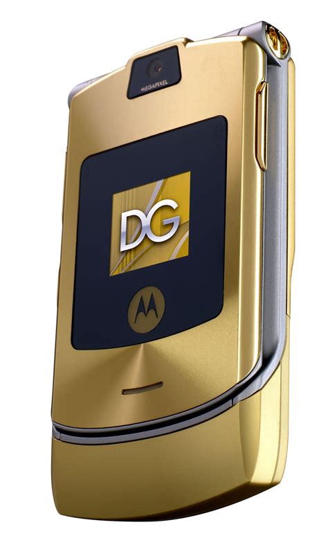 Stylish Motorola RAZR V3i Dolce Gabbana Unlocked Phone