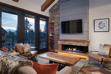 Residential Design Inspiration Cozy Modern Fireplaces