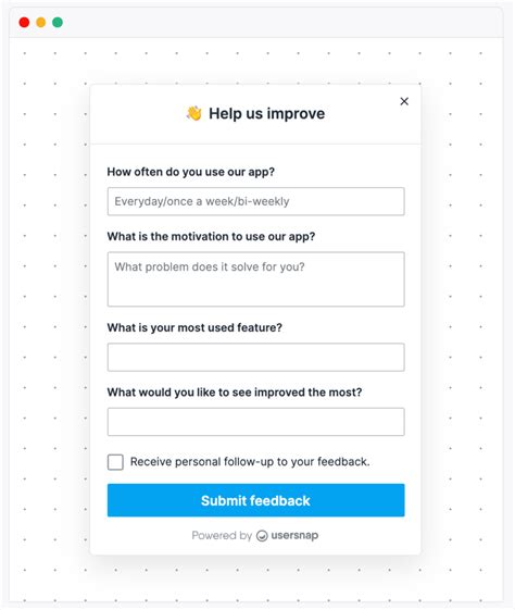 Best 13 Feedback Form Examples And Templates 2024 Update