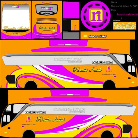 30+ Download Livery BUSSID Rosalia Indah Jernih Semua Varian Update