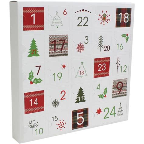 Fillable Advent Calendar Hobbycraft Christmas Advent Calendar