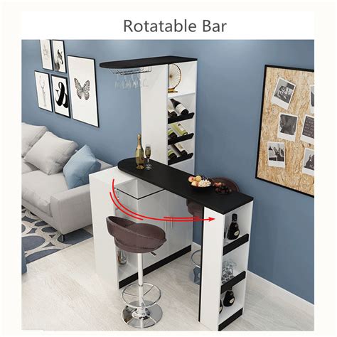 Finally put that bar in your home with one of these free standing bar counters. China Rotatable Mini Wine Bar Counter for Home - China ...