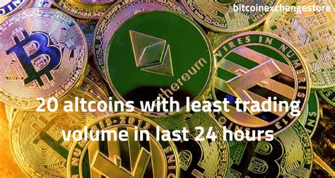Buy +20 digital assets like litecoin, nano, xrp, tron, bittorrent token and more instantly using credit card or debit card. 20 Top altcoins with lowest trading volume in the last ...