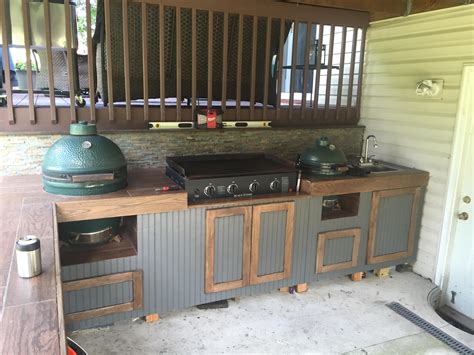 Piece on big green egg outdoor kitchen ideas and interior design. Green Egg Built In Outdoor Kitchen Ideas — Randolph Indoor ...