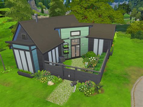 Domy W The Sims 4 Bez Dodatków - Przegląd Galerii - Domy parterowe w The Sims 4 - DOTsim