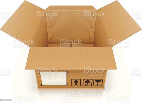 Open Empty Cardboard Box Stock Illustration Download Image Now Box