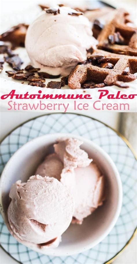 Strawberry Ice Cream AIP Paleo Gluten Free Nut Free Egg Free