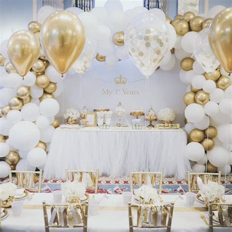 30 White And Gold Themed Party Ideas