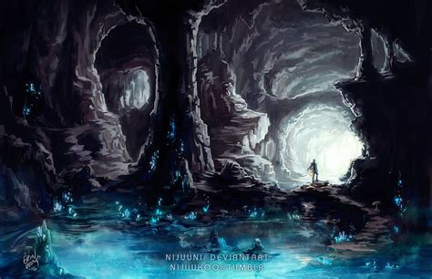Cavern By Nijuuni On Deviantart Fantasy