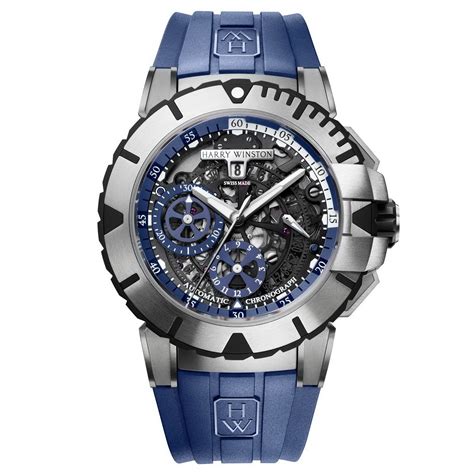 In 2007, harry winston opened a watch factory in geneva, the capital of swiss watchmaking. All Best Watches : HARRY WINSTON Ocean Sport™ Chronograph BLUE