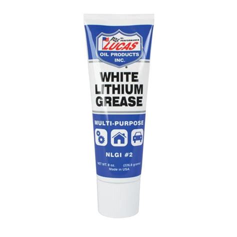 It protects against moisture and oxidation. Lucas 10533 White Lithium Grease | eBay