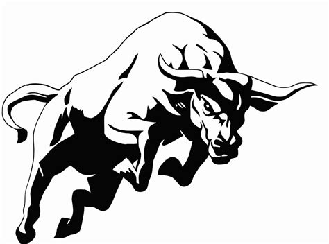 White Bull Logo Logodix