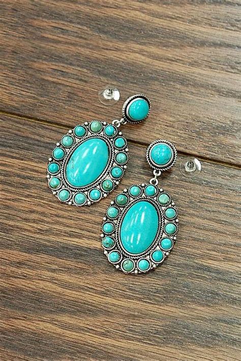 Natural Turquoise Earrings Turquoise Earrings Turquoise Natural