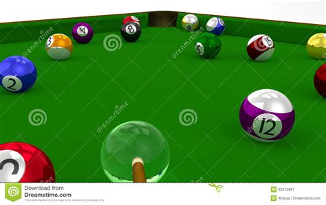 I recommended to play berlin table because berlin table is very old and best table in 8 ball pool game which increase your 50 millions winning after win the game.but the question in your mind. 8 Ball Pool 3D Game In Playing On Green Table Stock ...