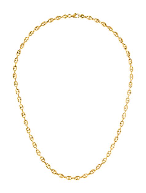Gucci 18k Marina Chain Necklace Necklaces Guc146126 The Realreal