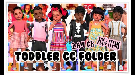 Toddler Cc Folder Urban Alpha Maxis Match 700 Items The