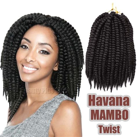 Havana Mambo Twist Crochet Braids Crochet Braiding Hair Xpression Braiding Hair Synthetic