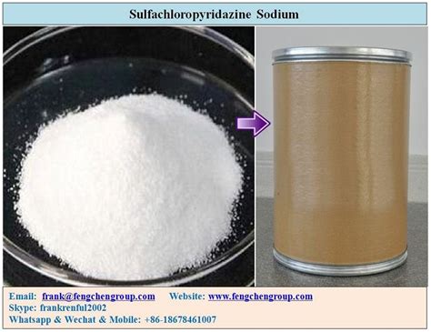 2949 (se refiere al hidrosulfuro de sodio hidratado con no menos del 25% de agua de cristalización). Sulfachloropyridazine Sodium Powder Materia prima, API BP ...