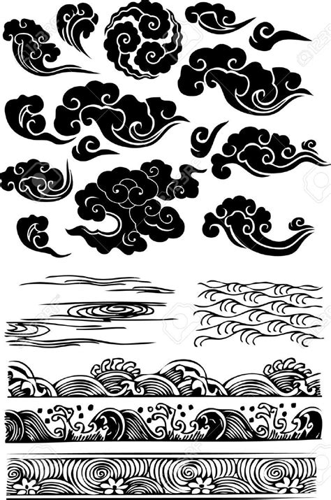 japanese clouds tattoo vector - Google Search | KOP Branding - All
