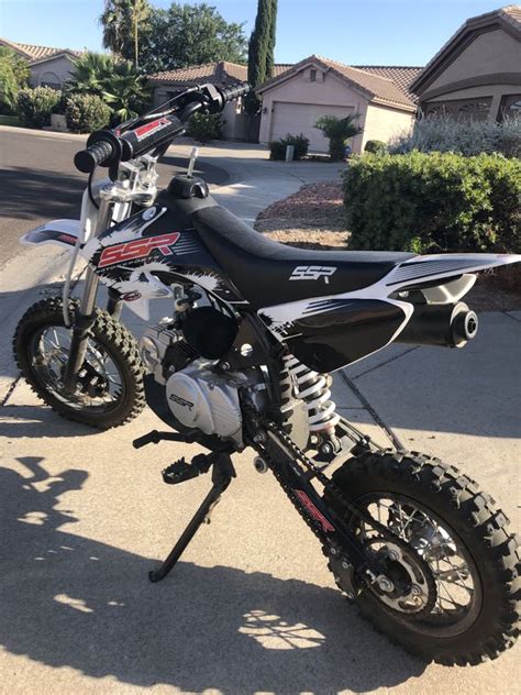 70cc dirt bike pit bike = utah's premier ssr dealer model 125 110 = proven reliability for decades at a affordable price! SSR 110cc Pit Bike for Sale in Scottsdale, AZ - OfferUp