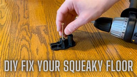Diy Fix Squeaky Hardwood Floors Youtube