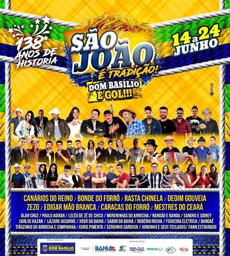 Join facebook to connect with dedim gouveia and others you may know. Dom Basílio-BA: Divulgadas as atrações do São João 2018 ...