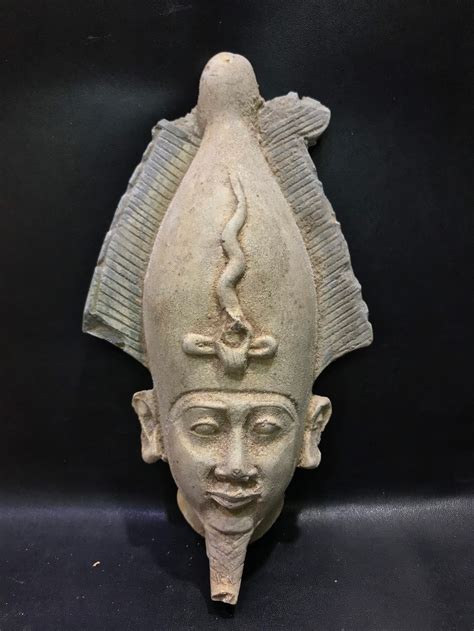 Marvelous Osiris Head The Egyptian Lord Of The Underworld And Etsy