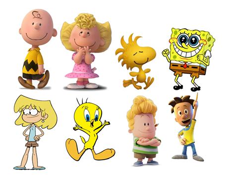 Which Yellow Cartoon Characters Are Your Favorite By Peanutslegotoons