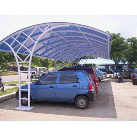 Purple Commercial Tensile Car Parking Shed At Best Price In Amroha