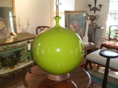 Order online from happy lamp, houston tx 77096. Monumental Mid-Century Modern Lime Green Lamp at 1stdibs