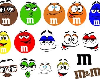 Get M&M Faces Svg Free Pictures Free SVG files | Silhouette and Cricut