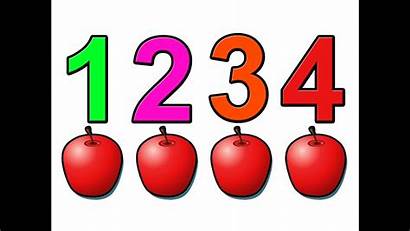 Counting Numbers Apples Count Children Learn Babies