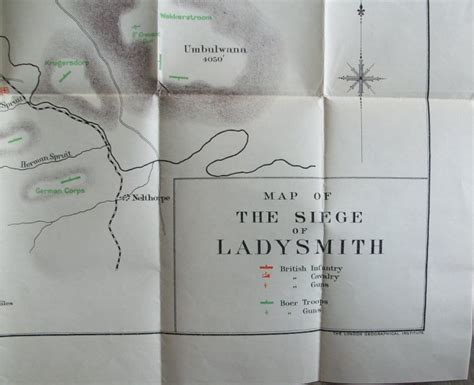 Map Of The Siege Of Ladysmith Auction 60