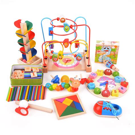 14pcset New Wooden Education Toys For 3 Years Baby