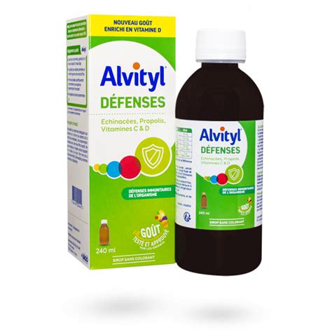 Alvityl Défenses Immunitaires De Lorganisme Sirop 240 Ml