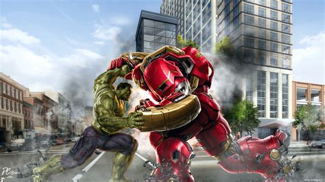 🔥 Free Download Hulk Vs Hulkbuster Hd Wallpaper Background Image