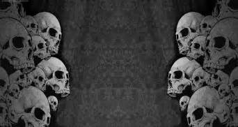 Grungy Skulls Twitter Background Twitterevolutions 47 Black And White