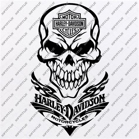 Harley Davidson Svg File Harley Davidson Svg Design Clipart Tattoo For