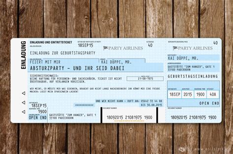 Diese allgemeinen geschäftsbedingungen (im folgenden: Flugticket als Einladungskarte - ausgefallene ...