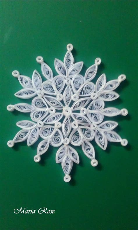 Printable Quilling Snowflake Patterns