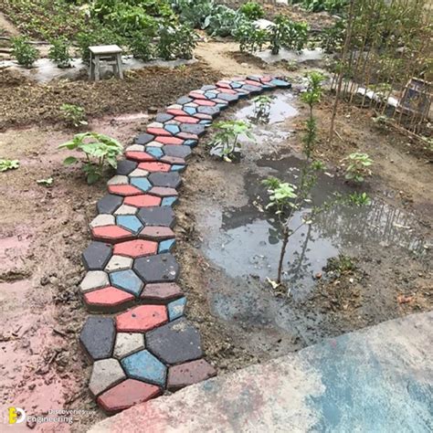 How To Make A Pathway With Pavement Mold - Engineering Discoveries