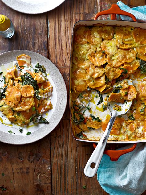 Sweet Potato And Spinach Bake Ainsley Harriott