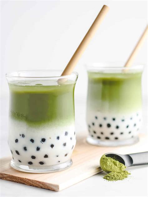 Milky, fruity, frozen, lightly sparkled, or hot we've got you covered. Matcha Bubble Tea | An Energizing Boba Milk Tea - Living ...