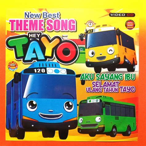 KASET VCD MUSIK 10 LAGU ANAK KOLEKSI ALBUM TAYO PILIHAN TERBARU 2023