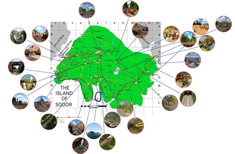 Island Of Sodor Television Map