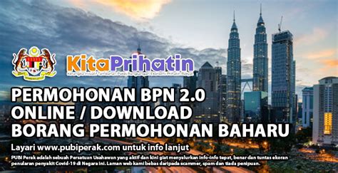 Untuk anda yang tidak tahu, hari ini semakan untuk status dan permohonan baru bagi bpn 2.0 telah pun dibuka. Permohonan BPN 2.0 Online/Download Borang Permohonan ...